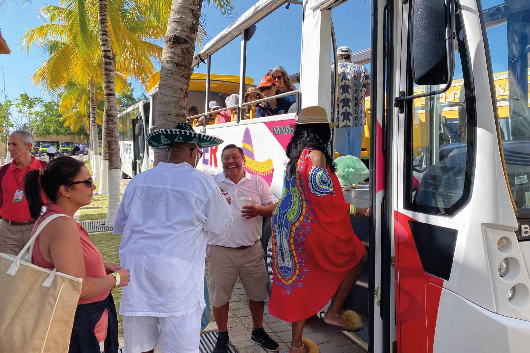 Global Cruises Launches Cozumel’s Open Top Touristic Bus for Cruise Guests
